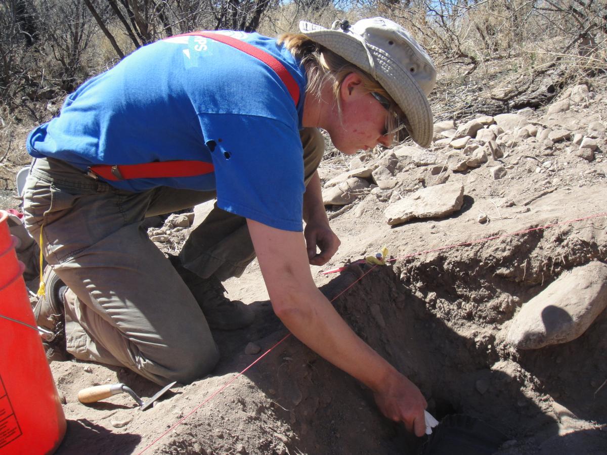 Nicole Mathwich in field